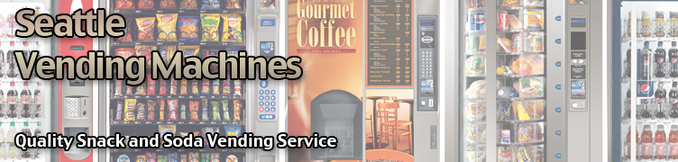 Seattle vending equipment including Snack Vending Machines, Coffee Vending Machines, Cold Food Vending Machines, Coca Cola Vending Machines. 